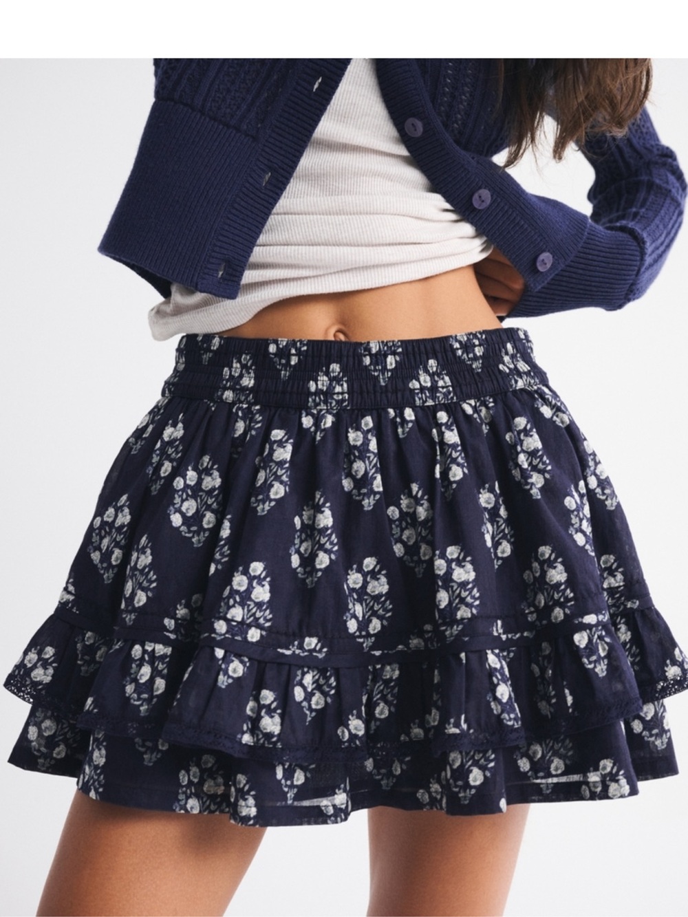 Abercrombie & Fitch Ruffle Skort